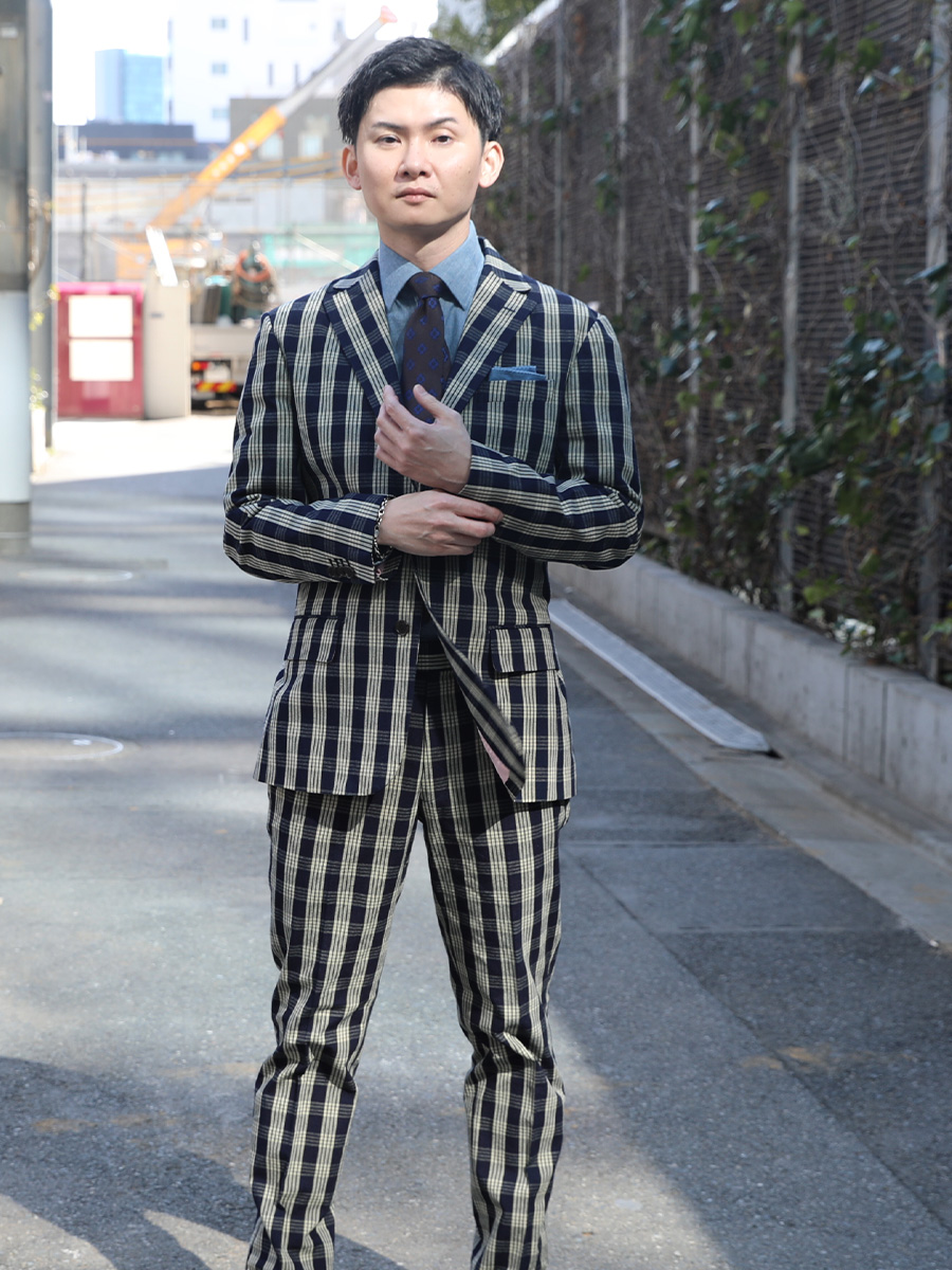 LOOK 09 Denim Slacks